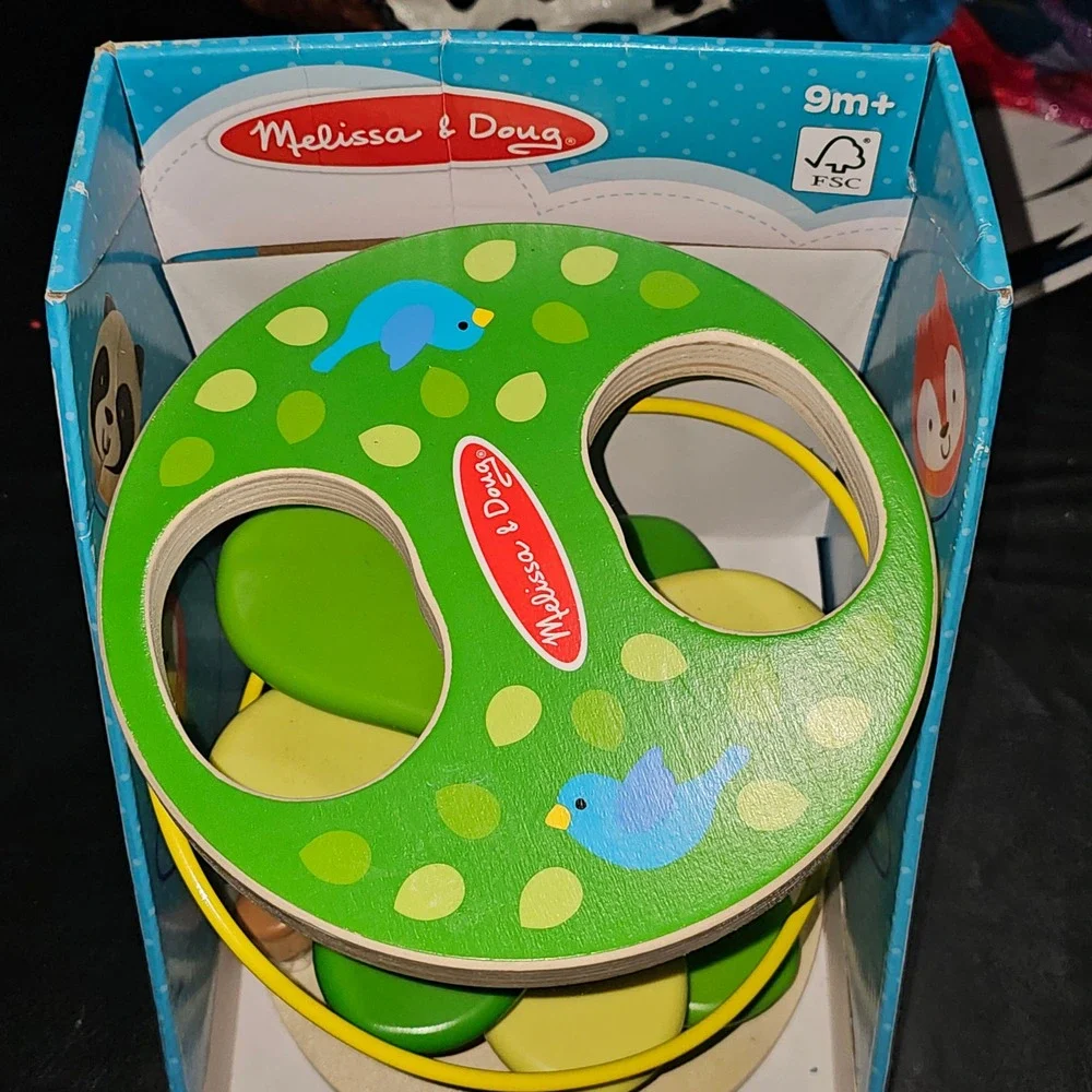 Melissa & Doug Rollables Treehouse Twirl Wooden Sensory Toy 9m+ FSC Wood 30125‎